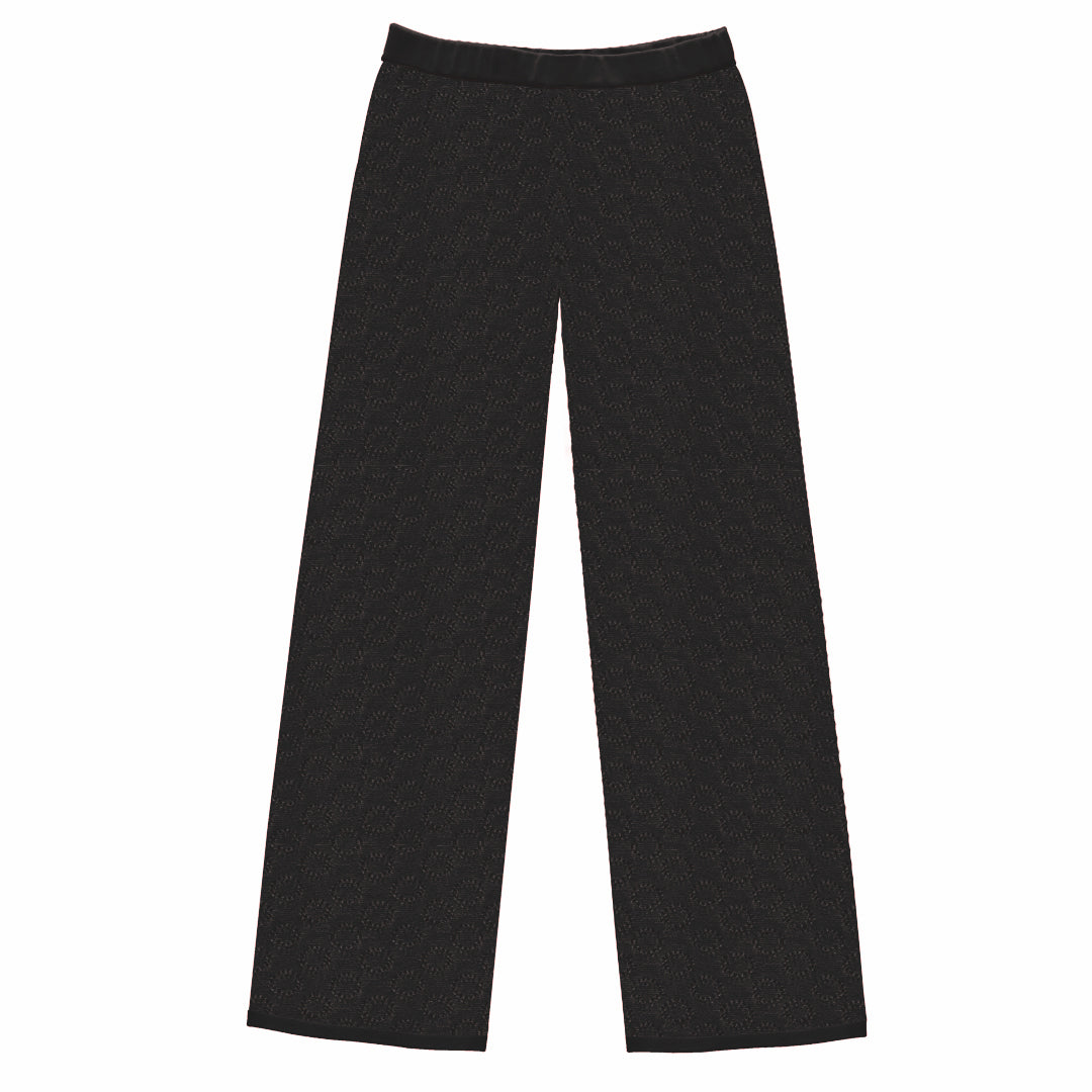 Honeycomb Pants Black