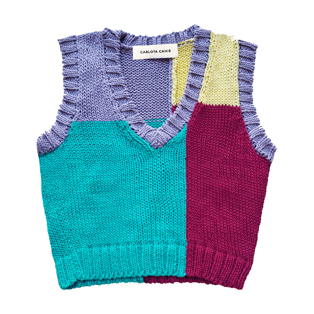 Patchwork Vest Fields